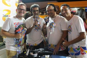 Zabelê - Alex Gonçalves, Valfredo de Marceno, Alessandro Paes Landim e Emerson Rodrigues. Integrantes da Zabelê FM 