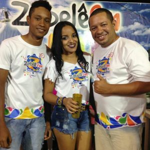 Zabelê FM - Dj Ernandes MS, Andressa Duque e Alessandro Paes Landim integrantes da equipe Zabelê FM.