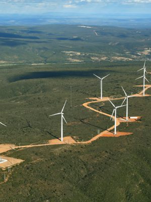 Imagens aéreas do Parque Eólico de Guanambi.
Foto: Paula Fróes/GOVBA